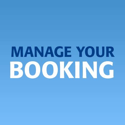 Manage your booking .